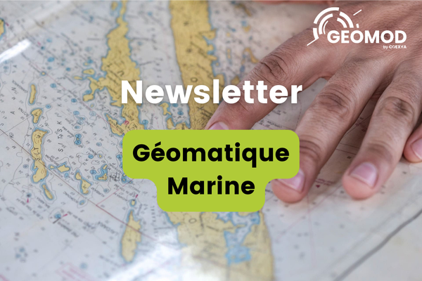Illustration de la newsletter Géomatique Marine